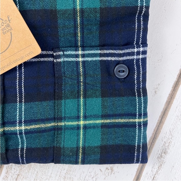 Weatherproof Vintage Flannel Plaid Men’s Shirt Large Long Sleeve Holiday Tartan - Picture 3 of 6